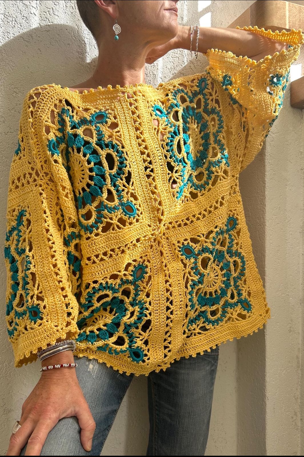 Modèle de crochet Pull Sommet de Soleil PDF 🇫🇷