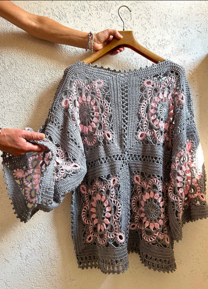 Modèle de crochet Pull Sommet de Soleil PDF 🇫🇷