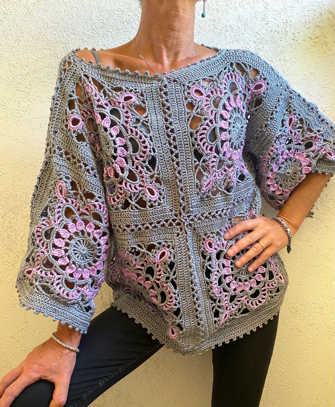 Modèle de crochet Pull Sommet de Soleil PDF 🇫🇷