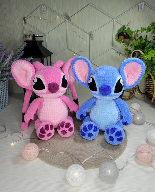 Stitch & Angel Modèle de Crochet PDF en français